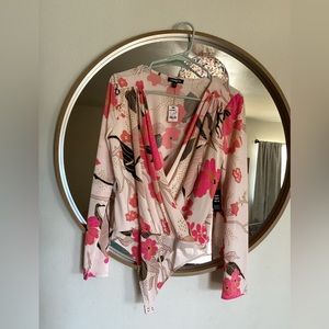Floral body suit